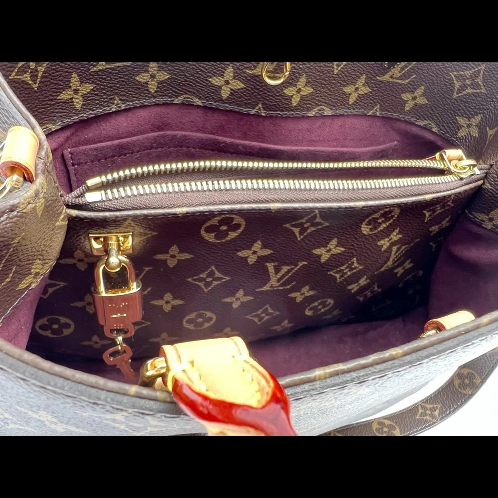 Authentic✅ Louis Vuitton Monogram Montaigne MM Satchel Shoulder Bag M41056 - Picture 11 of 11